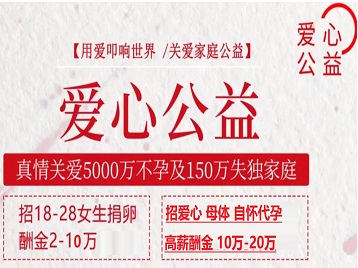 清远市捐卵助孕生子 爱心志愿者招募